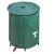 Rezervor pliabil pentru apa pluviala cu robinet, capac si structura PVC, 200 litri, 70x55x55 cm, verde Household NewTrend
