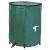 Rezervor pliabil pentru apa pluviala cu robinet, capac si structura PVC, 200 litri, 70x55x55 cm, verde Household NewTrend