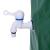 Rezervor pliabil pentru apa pluviala cu robinet, capac si structura PVC, 200 litri, 70x55x55 cm, verde Household NewTrend