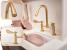 Bucatarie din lemn pentru copii 100x68x29 cm, cu accesorii si efecte luminoase, stil retro, MDF si plastic, boho, crem Household NewTrend