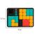 Joc logic magnetic 500 provocari, cu piese glisante si 7 niveluri, ABS, 18x13 cm, pentru copii 6+ Household NewTrend