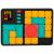 Joc logic magnetic 500 provocari, cu piese glisante si 7 niveluri, ABS, 18x13 cm, pentru copii 6+ Household NewTrend