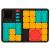 Joc logic magnetic 500 provocari, cu piese glisante si 7 niveluri, ABS, 18x13 cm, pentru copii 6+ Household NewTrend