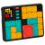 Joc logic magnetic 500 provocari, cu piese glisante si 7 niveluri, ABS, 18x13 cm, pentru copii 6+ Household NewTrend
