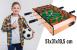 Joc fotbal de masa din lemn, cu contor goluri, 51x31x11 cm Household NewTrend
