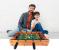 Joc fotbal de masa din lemn, cu contor goluri, 51x31x11 cm Household NewTrend