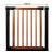 Poarta de siguranta Safety Gate pentru scari, ajustabila 75-82 cm, din otel si lemn, negru maro Household NewTrend
