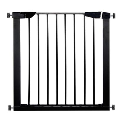 Poarta de siguranta Safety Gate pentru scari, ajustabila 75-82 cm, din otel, neagra Household NewTrend
