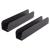 Poarta de siguranta Safety Gate pentru scari, ajustabila 110-117 cm, din otel, neagra Household NewTrend