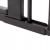 Poarta de siguranta Safety Gate pentru scari, ajustabila 131-138 cm, din otel, neagra Household NewTrend