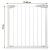 Poarta de siguranta Safety Gate pentru scari, ajustabila 76-85 cm, din otel, alba Household NewTrend