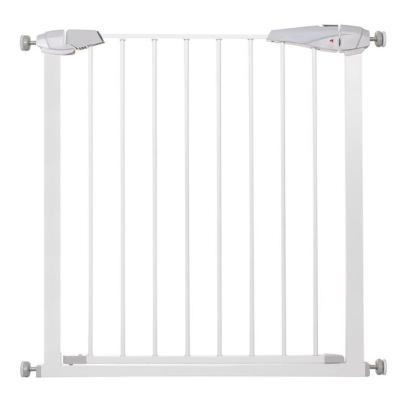 Poarta de siguranta Safety Gate pentru scari, ajustabila 76-85 cm, din otel, alba Household NewTrend