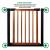 Poarta de siguranta Safety Gate pentru scari, ajustabila 96-103 cm, din otel si lemn, negru maro Household NewTrend