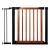 Poarta de siguranta Safety Gate pentru scari, ajustabila 90-96 cm, din otel si lemn, negru maro Household NewTrend