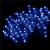Instalatie lumini de exterior pentru gradina, 10 metri, 100 LED-uri, cu baterii, albastru Household NewTrend