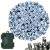 Instalatie lumini de exterior pentru gradina, 5 metri, 50 LED-uri, cu baterii, alb Household NewTrend