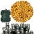 Instalatie lumini de exterior pentru gradina, 5 metri, 50 LED-uri, cu baterii, galben Household NewTrend