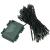 Instalatie lumini de exterior pentru gradina, 5 metri, 50 LED-uri, cu baterii, galben Household NewTrend
