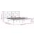 Cadru de pat Super King, alb, 180x200 cm, lemn masiv GartenMobel Dekor