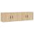 Dulapuri TV montate pe perete 2 buc stejar sonoma 80x34,5x40 cm GartenMobel Dekor