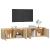 Dulapuri TV montate pe perete 2 buc stejar sonoma 100x34,5x40cm GartenMobel Dekor