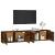 Dulapuri TV montate pe perete 2 buc stejar afumat 100x34,5x40cm GartenMobel Dekor
