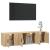 Set dulap TV, 3 piese, stejar sonoma, lemn prelucrat GartenMobel Dekor