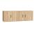 Set dulap TV, 2 piese, stejar sonoma, lemn prelucrat GartenMobel Dekor
