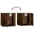 Set dulapuri TV, 2 piese, stejar fumuriu, lemn prelucrat GartenMobel Dekor