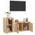 Set dulap TV, 2 piese, stejar sonoma, lemn prelucrat GartenMobel Dekor