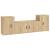 Set dulap TV, 3 piese, stejar sonoma, lemn prelucrat GartenMobel Dekor