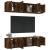 Set dulapuri TV, 6 piese, stejar fumuriu, lemn prelucrat GartenMobel Dekor