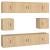 Set dulap TV, 8 piese, stejar sonoma, lemn prelucrat GartenMobel Dekor