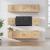 Set dulap TV, 8 piese, stejar sonoma, lemn prelucrat GartenMobel Dekor