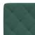 Cadru de pat cu lumini LED, verde închis, 180x200 cm, catifea GartenMobel Dekor