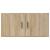 Dulap TV montat pe perete, stejar sonoma, 80x34,5x40 cm GartenMobel Dekor