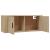 Dulap TV montat pe perete, stejar sonoma, 100x34,5x40 cm GartenMobel Dekor