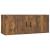 Dulap TV montat pe perete, stejar fumuriu, 100x34,5x40 cm GartenMobel Dekor