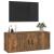 Dulap TV montat pe perete, stejar fumuriu, 100x34,5x40 cm GartenMobel Dekor