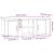 Comodă TV, gri beton, 100x31,5x35 cm, lemn prelucrat GartenMobel Dekor