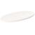 Blat de masă, alb, 70x35x2,5 cm, lemn masiv de pin, oval GartenMobel Dekor