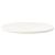 Blat de masă, alb, 70x35x2,5 cm, lemn masiv de pin, oval GartenMobel Dekor