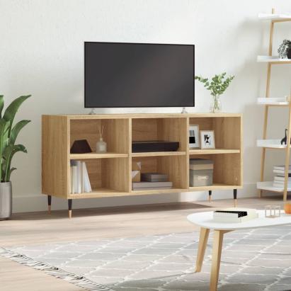 Comodă TV, stejar sonoma, 103,5x30x50 cm, lemn compozit GartenMobel Dekor