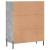 Dulap, gri beton, 69,5x34x90 cm, lemn compozit GartenMobel Dekor