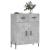 Dulap, gri beton, 69,5x34x90 cm, lemn compozit GartenMobel Dekor
