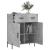Dulap, gri beton, 69,5x34x90 cm, lemn compozit GartenMobel Dekor