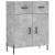 Dulap, gri beton, 69,5x34x90 cm, lemn compozit GartenMobel Dekor