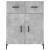 Dulap, gri beton, 69,5x34x90 cm, lemn compozit GartenMobel Dekor