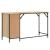 Birou de computer, stejar sonoma, 131x48x75 cm, lemn prelucrat GartenMobel Dekor