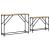 Mese console suprapuse, 2 buc, stejar sonoma, lemn prelucrat GartenMobel Dekor